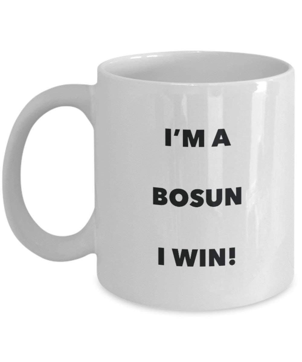 NAVY Pattern Bosun Tasse – I 'm a Navy Pattern Bosun I Win. – Funny Kaffeetasse – Neuheit Geburtstag Weihnachten Gag Geschenke Idee