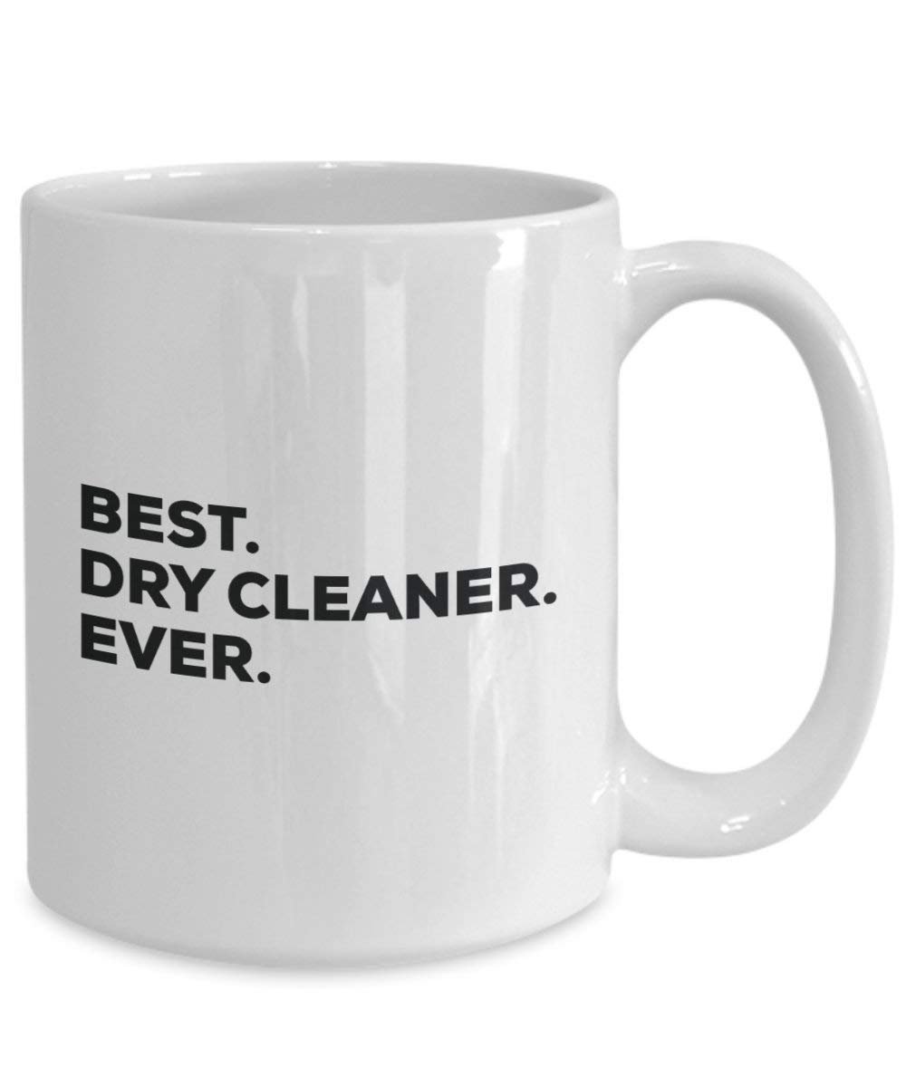 Meilleur Nettoyage à sec jamais Mug rigolo – Tasse à café – Thank You Appréciation pour Noël Anniversaire Vacances Cadeau unique idées 11oz blanc
