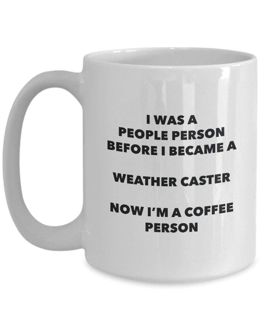 Weathercaster Coffee Person Mug - Funny Tea Cocoa Cup - Birthday Christmas Coffee Lover Cute Gag Gifts Idea