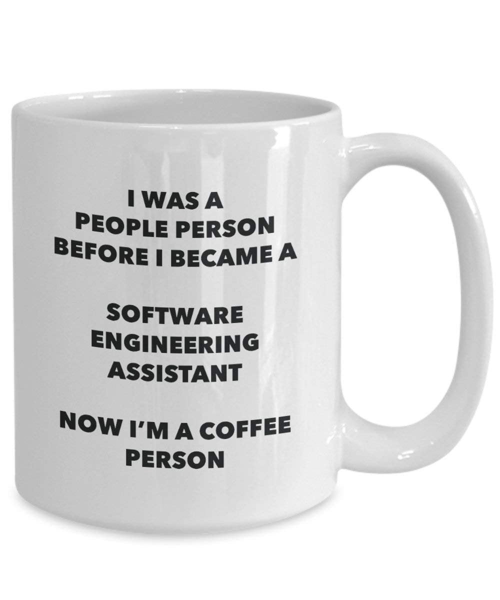 Software Engineering Assistant Kaffee Person Tasse – Funny Tee Kakao-Tasse – Geburtstag Weihnachten Kaffee Lover Cute Gag Geschenke Idee
