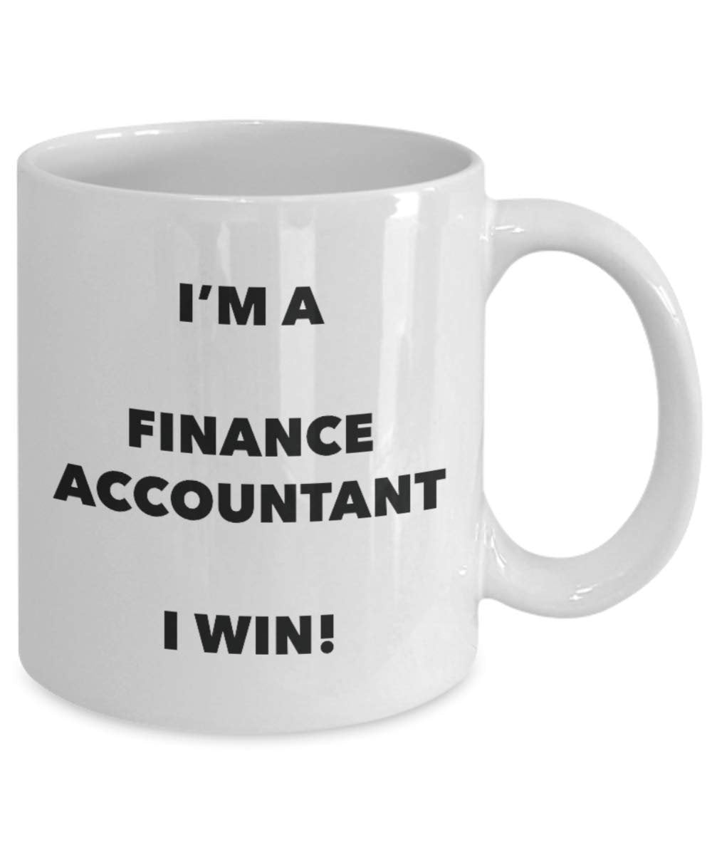 I' m A Finance Accountant mug i Win – Funny Coffee Cup – novelty Birthday Christmas GAG regalo idea 15oz Infradito colorati estivi, con finte perline
