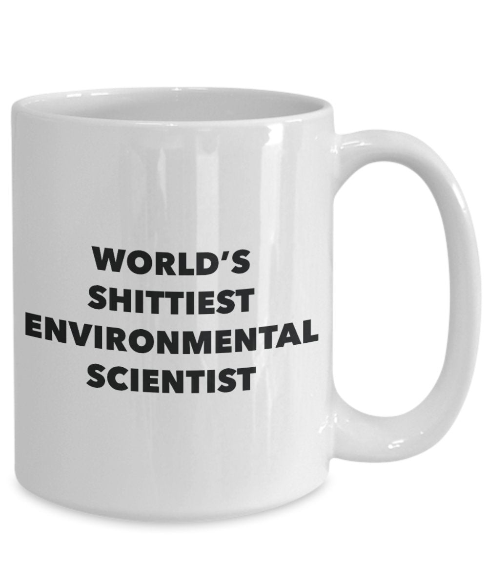 Environmental Scientist Coffee Mug - World's Shittiest Environmental Scientist - Gifts for Environmental Scientist - Funny Novelty Birthday Present Id