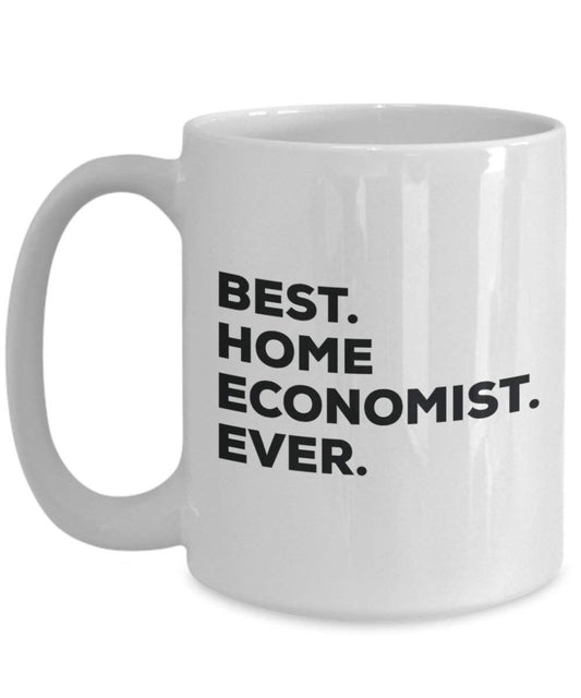 Best Home Ökonom Ever Tasse – Funny Coffee Cup – Thank You Anerkennung für Weihnachten Geburtstag Urlaub Einzigartiges Geschenk Ideen