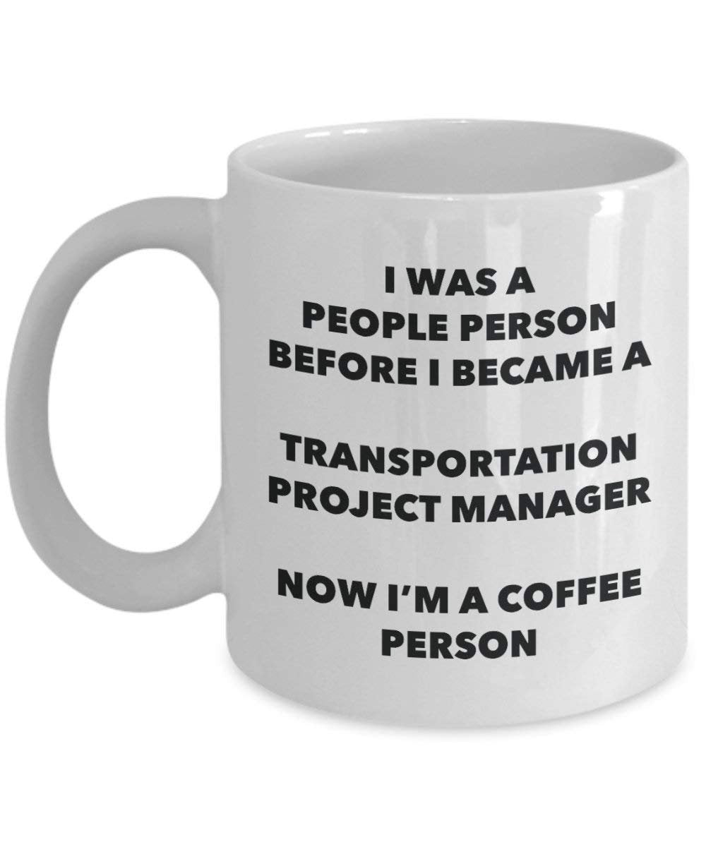 Transport Project Manager personne à café Mug Tasse à thé de cacao – rigolo – Anniversaire de Noël amateur de café mignon Gag Gifts Idée 11oz blanc