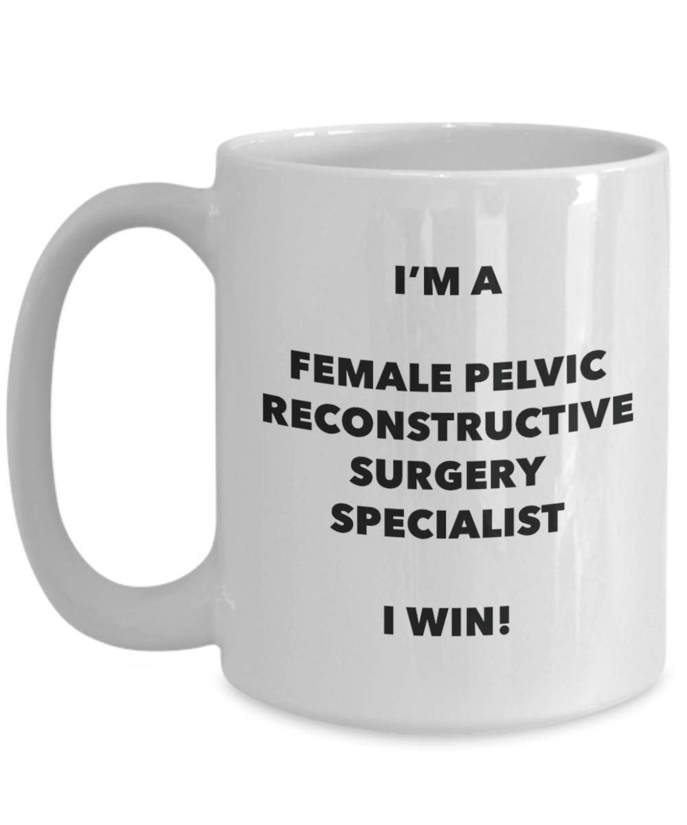 I' m A femmina pelvico Reconstructive Surgery Specialist tazza i Win – Funny Coffee Cup – Birthday Christmas Gifts idea 11oz Infradito colorati estivi, con finte perline