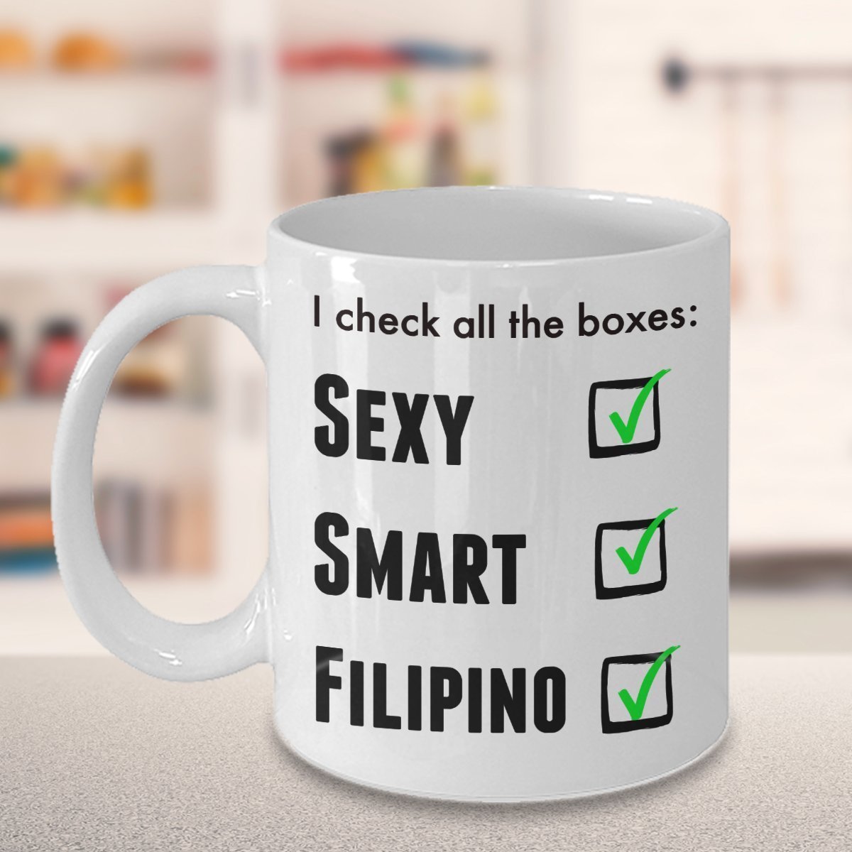 Filipino Mug - Funny Pride Coffee Cup For Men or Women - I Am Proud Novelty Love Cup