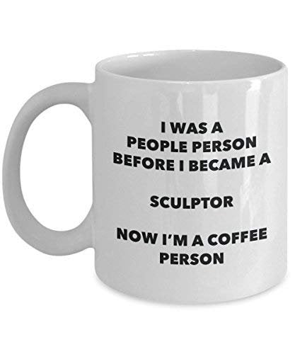 Bildhauer Kaffee Person Tasse – Funny Tee Kakao-Tasse – Geburtstag Weihnachten Kaffee Lover Cute Gag Geschenke Idee