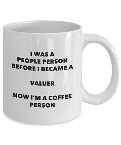 Valuer Coffee Person Mug - Funny Tea Cocoa Cup - Birthday Christmas Coffee Lover Cute Gag Gifts Idea