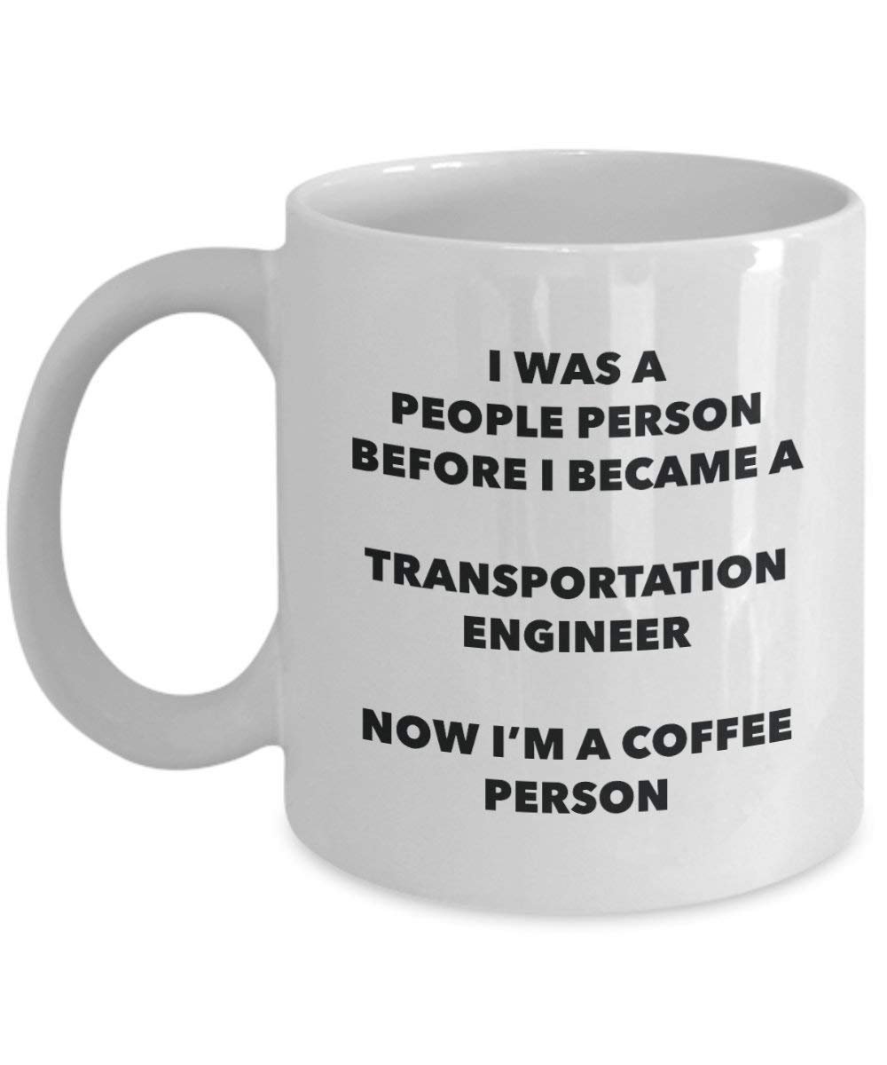 Transport ingénieur personne à café Mug Tasse à thé de cacao – rigolo – Anniversaire de Noël amateur de café mignon Gag Gifts Idée 15oz blanc