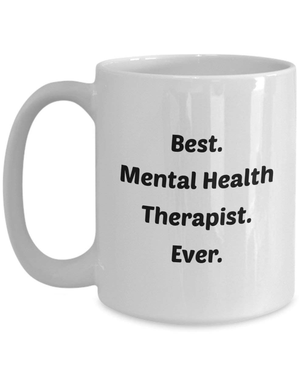 Psychische Gesundheit Therapist Tasse – Funny Tee Hot Cocoa Kaffeetasse – Neuheit Geburtstag Weihnachten Gag Geschenke Idee