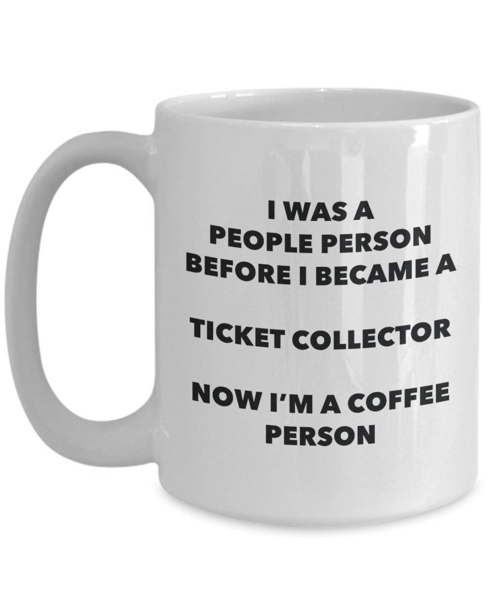 Ticket Collector Coffee Person Mug - Funny Tea Cocoa Cup - Birthday Christmas Coffee Lover Cute Gag Gifts Idea