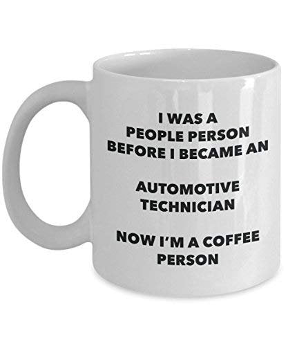 Automotive Technician Coffee Person Mug - Funny Tea Cocoa Cup - Birthday Christmas Coffee Lover Cute Gag Gifts Idea