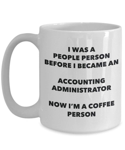 Comptabilité Administrator personne à café Mug Tasse à thé de cacao – rigolo – Anniversaire de Noël amateur de café mignon Gag Gifts Idée 15oz blanc