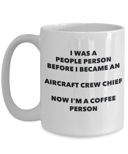 Aircraft Chef d'équipe personne à café Mug Tasse à thé de cacao – rigolo – Anniversaire de Noël amateur de café mignon Gag Gifts Idée 11oz blanc