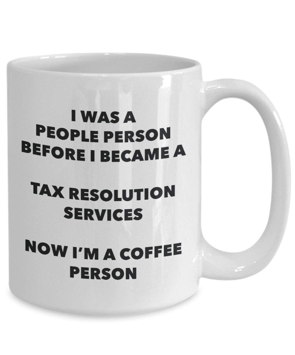 Steuer Auflösung Services Kaffee Person Tasse – Funny Tee Kakao-Tasse – Geburtstag Weihnachten Kaffee Lover Cute Gag Geschenke Idee