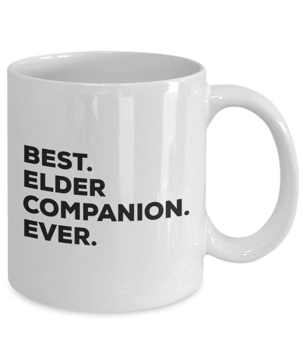 Best Elder Companion Ever Mug - Funny Coffee Cup -Thank You Appreciation For Christmas Birthday Holiday Unique Gift Ideas