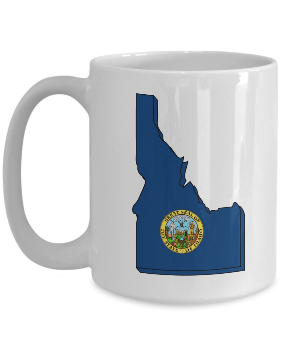 Idaho Tasse – Lustige Teetasse für heiße Kakao-Kaffeetasse – Neuheit Geburtstag Weihnachten Jahrestag Gag Geschenk Idee 11oz weiß