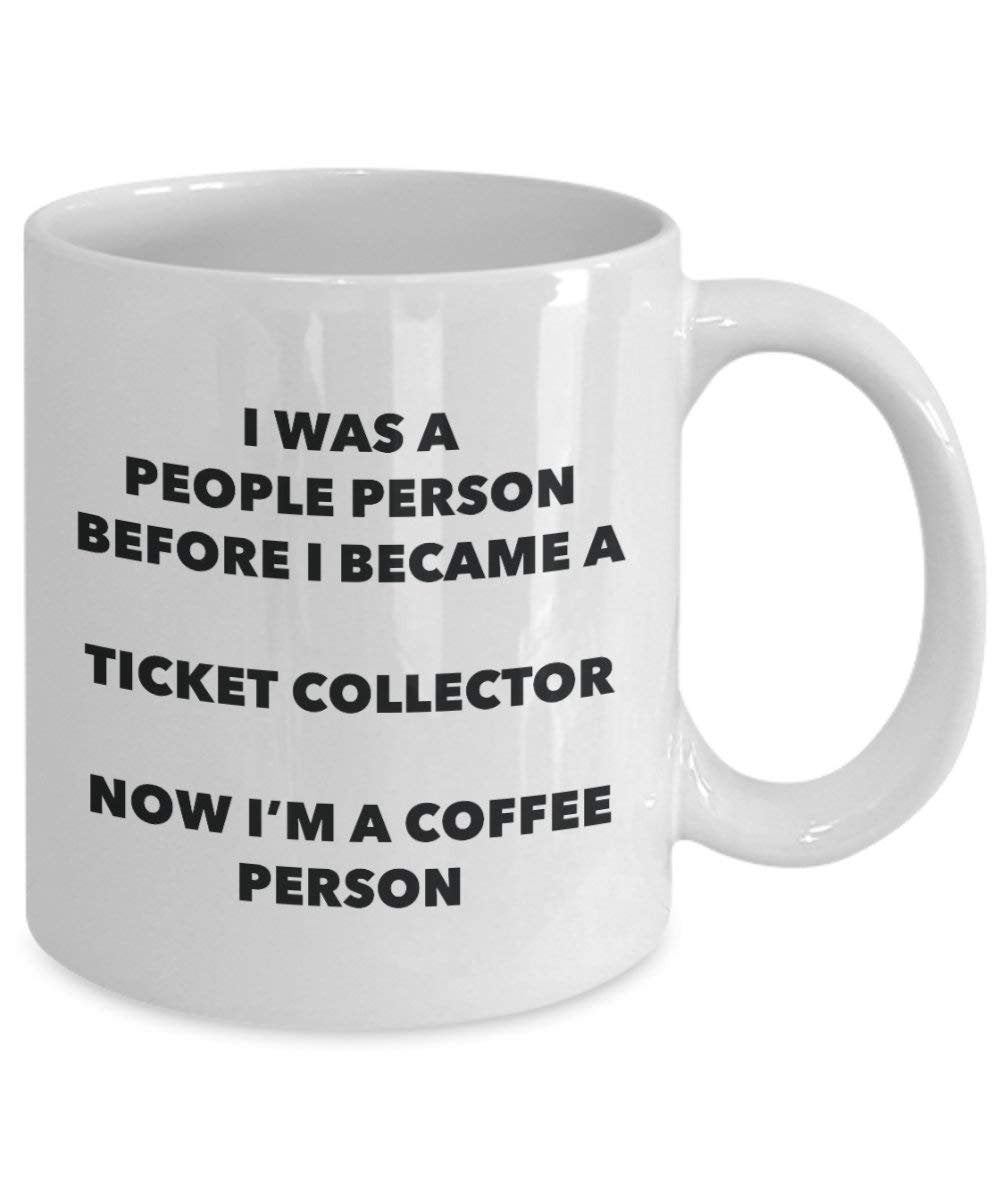 Ticket Collector Coffee Person Mug - Funny Tea Cocoa Cup - Birthday Christmas Coffee Lover Cute Gag Gifts Idea