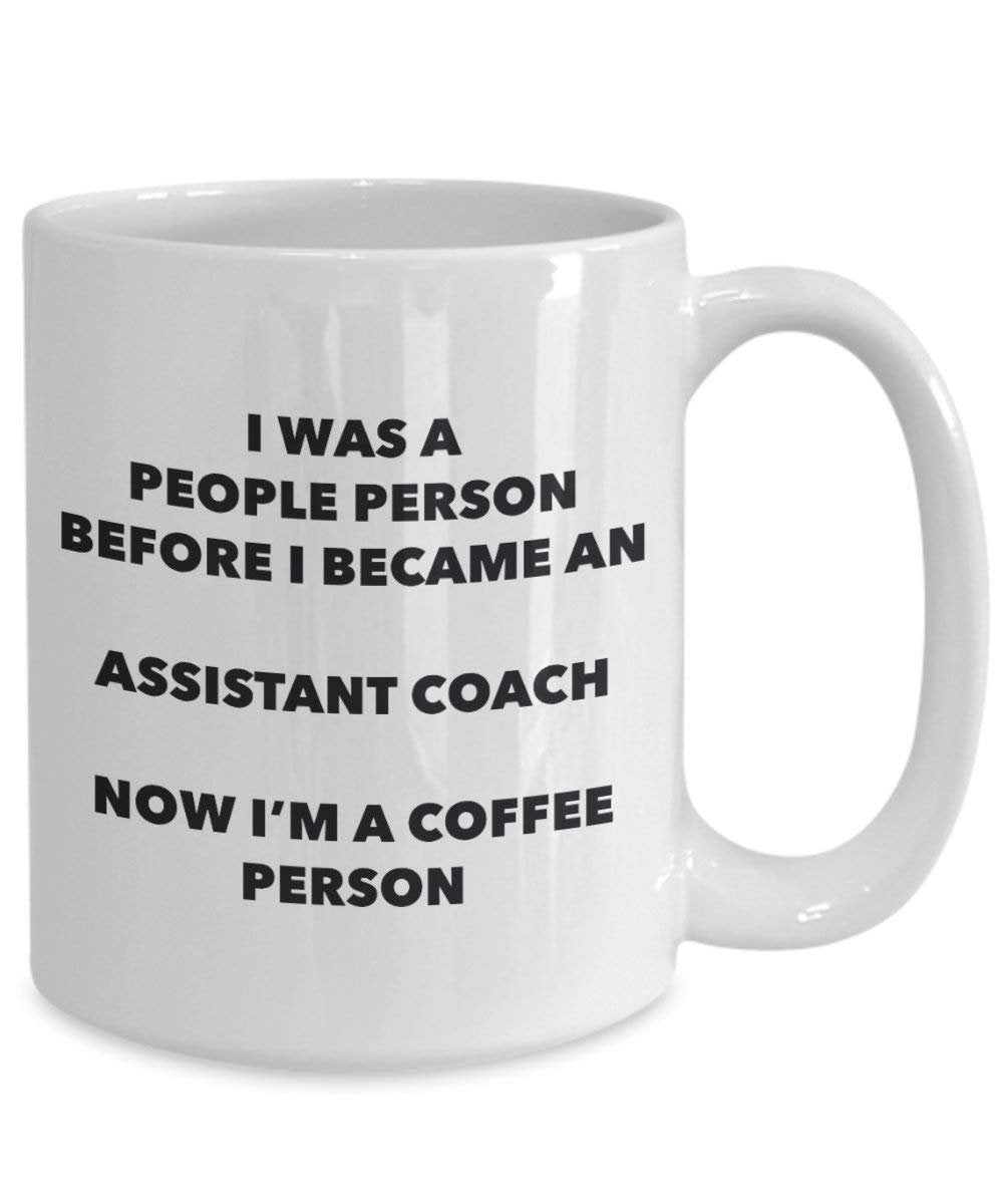 Assistant Coach Coffee Person Mug - Funny Tea Cocoa Cup - Birthday Christmas Coffee Lover Cute Gag Gifts Idea