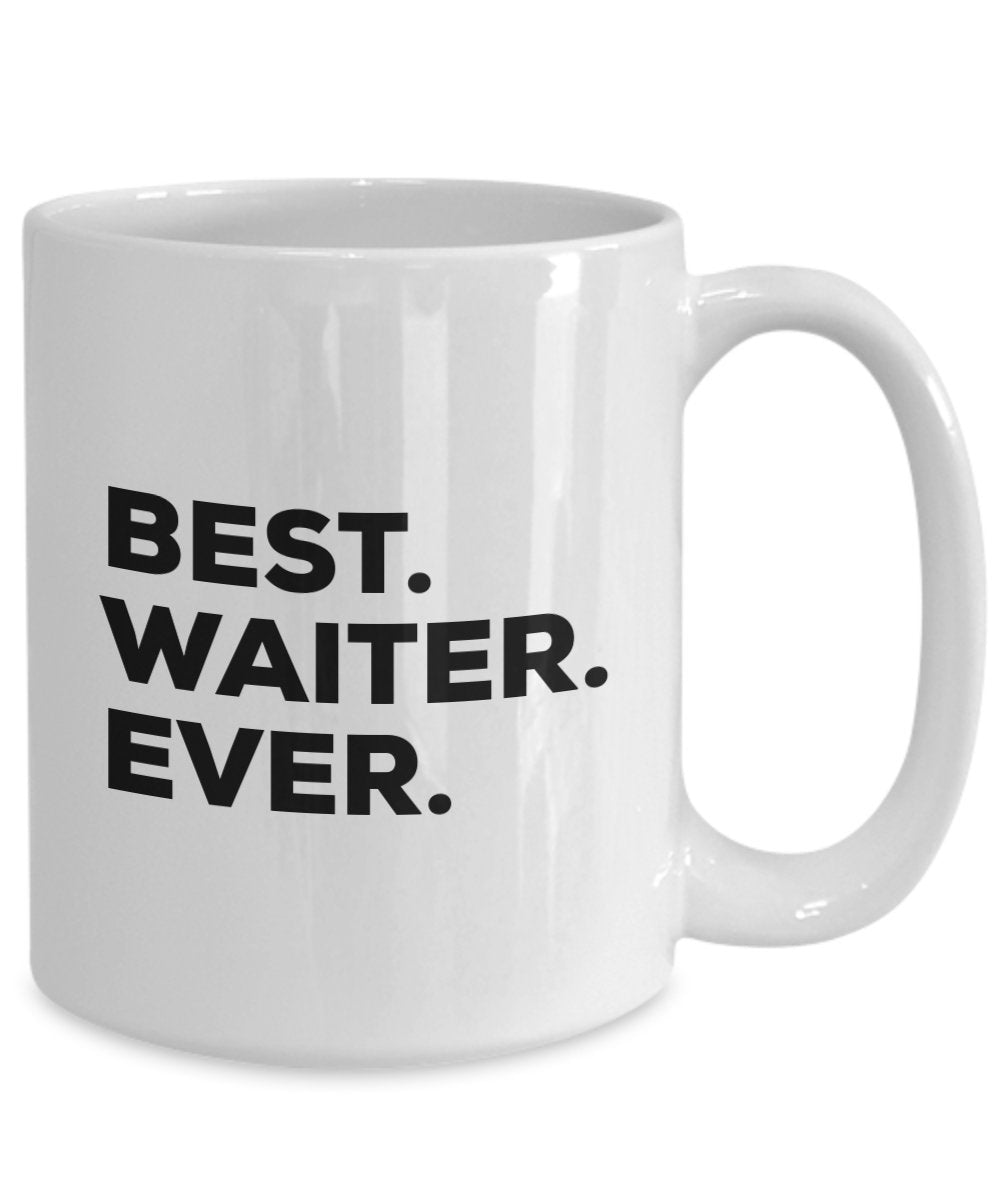 Waiter Mug - Waiter Gifts - Gift For Waiters - Best Waiter Ever Mug - Coffee Cup - A Funny Gift Idea - Unique Present Or Gag Gift - Inexpensive - Can
