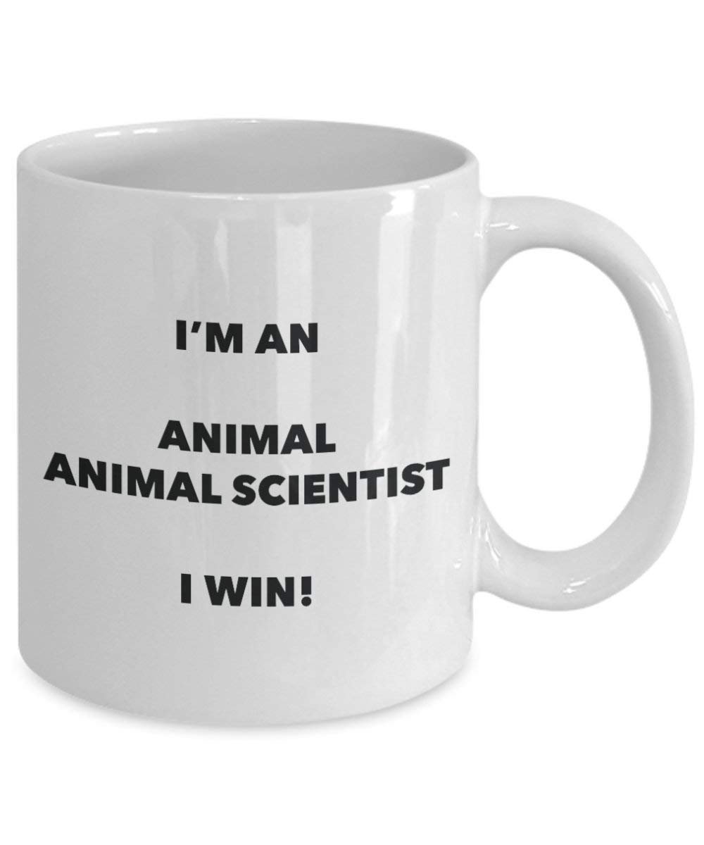 Animal Scientifique Mug – Je suis un Animal Scientifique I Win. – Funny Tasse à café – Fantaisie anniversaire Idée de Gag cadeaux de Noël 11oz blanc
