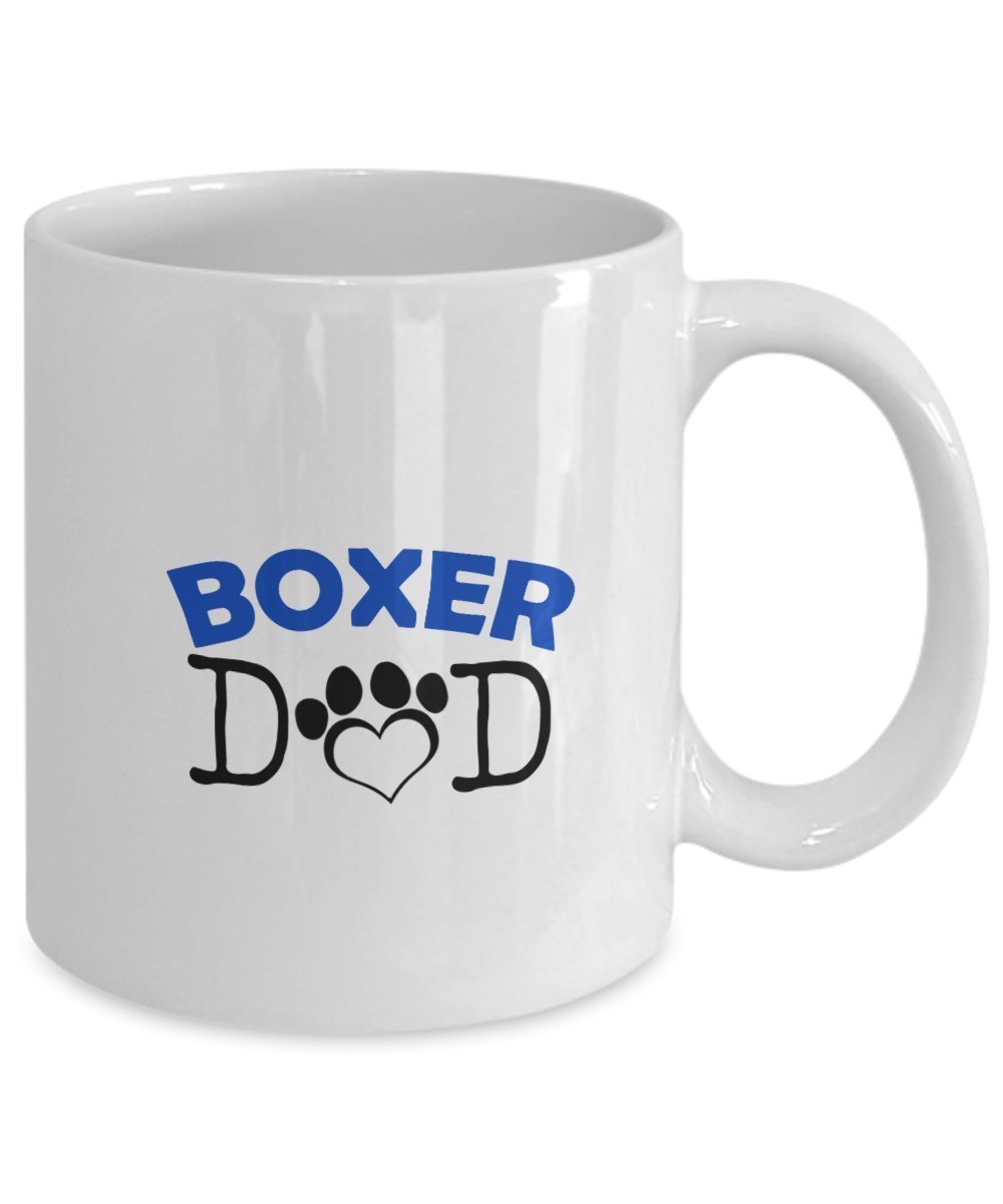 Funny Boxer Couple Mug – Boxer Dad – Boxer Mom – Boxer Lover Gifts - Unique Ceramic Gifts Idea (Mom)