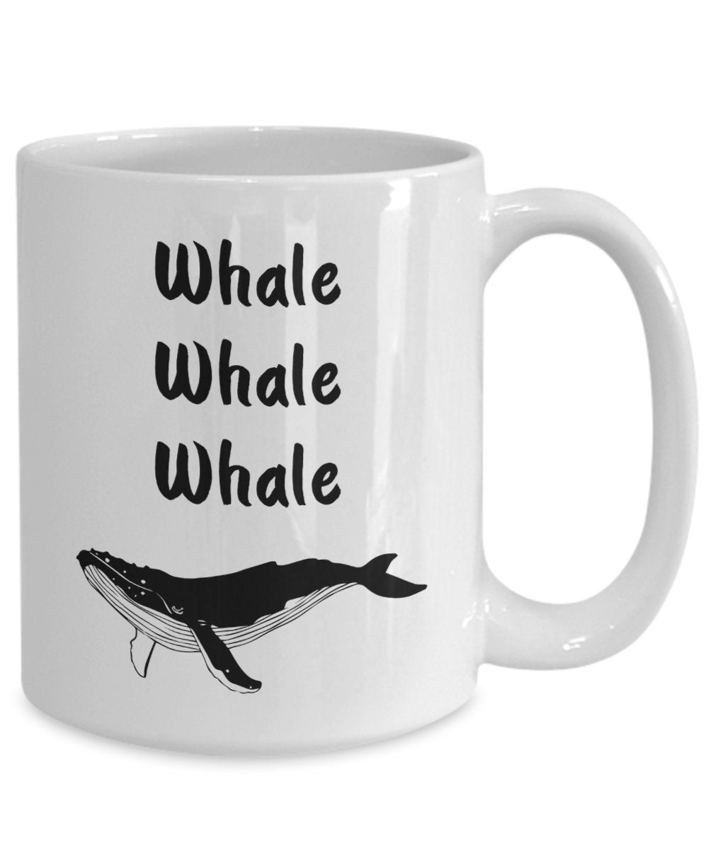 Whale Mug - Funny Tea Hot Cocoa Coffee Cup - Novelty Birthday Gift Idea