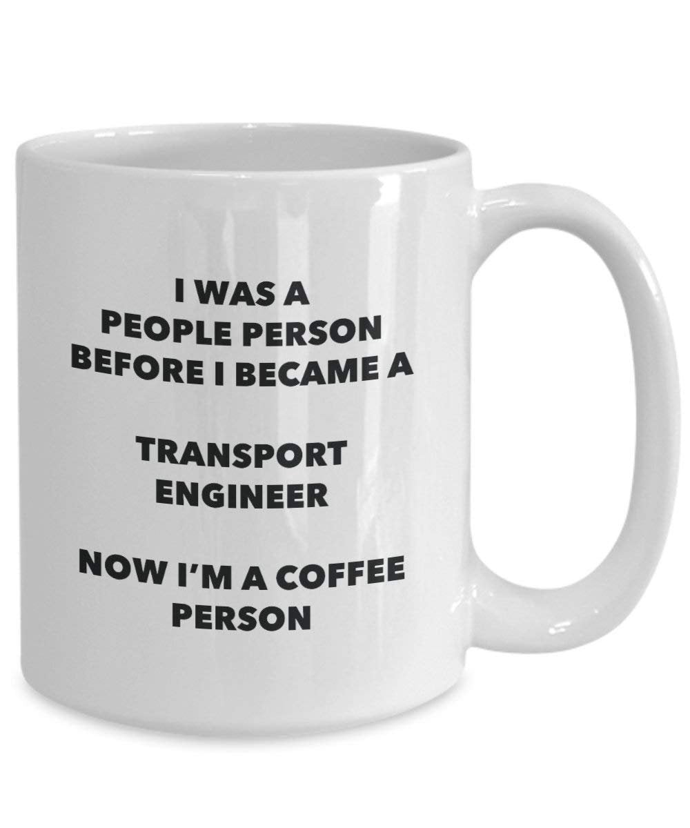Transport Engineer Coffee Person Mug - Funny Tea Cocoa Cup - Birthday Christmas Coffee Lover Cute Gag Gifts Idea
