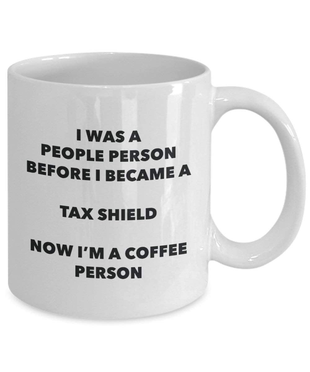 Tax Shield Kaffee Person Tasse – Funny Tee Kakao-Tasse – Geburtstag Weihnachten Kaffee Lover Cute Gag Geschenke Idee