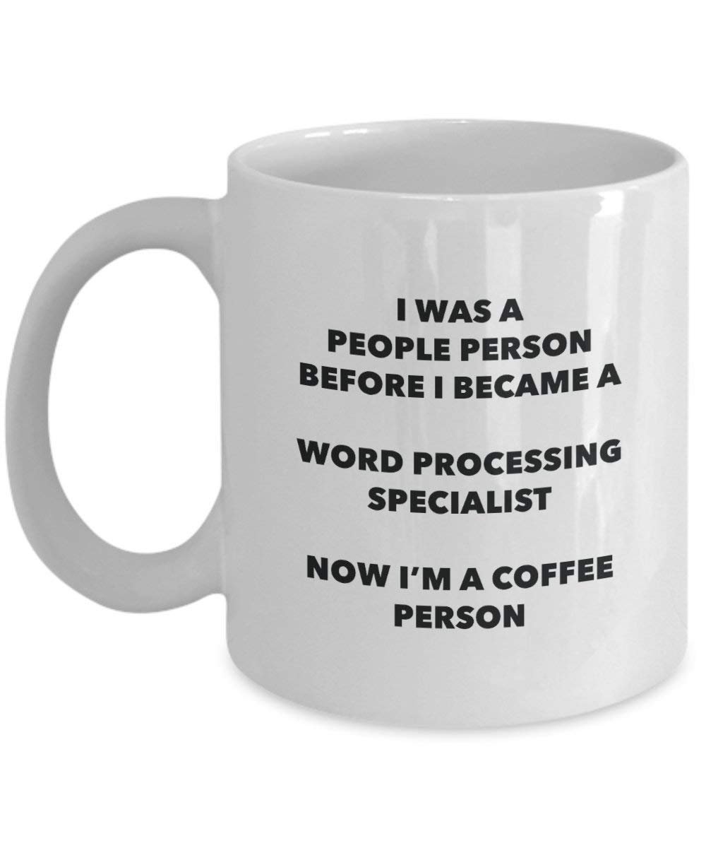 Word Processing Specialist cacao persona – Tazza da tè caffè tazza – Birthday Christmas Coffee Lover cute GAG regalo idea 15oz Infradito colorati estivi, con finte perline
