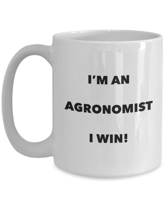 Agronomist Tasse – Ich bin ein Agronomist I Win. – Funny Kaffeetasse – Neuheit Geburtstag Weihnachten Gag Geschenke Idee