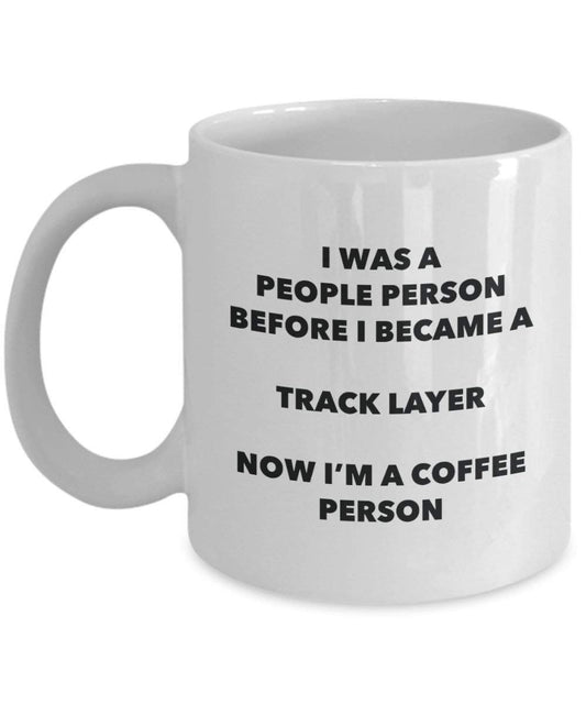 Tracklayer Coffee Person Mug - Funny Tea Cocoa Cup - Birthday Christmas Coffee Lover Cute Gag Gifts Idea