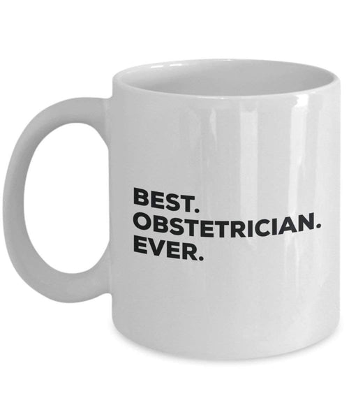 Best Obstetrician Ever mug – Funny Coffee Cup – Thank You Appreciation idee regalo per Natale festa di compleanno unico 15oz Infradito colorati estivi, con finte perline
