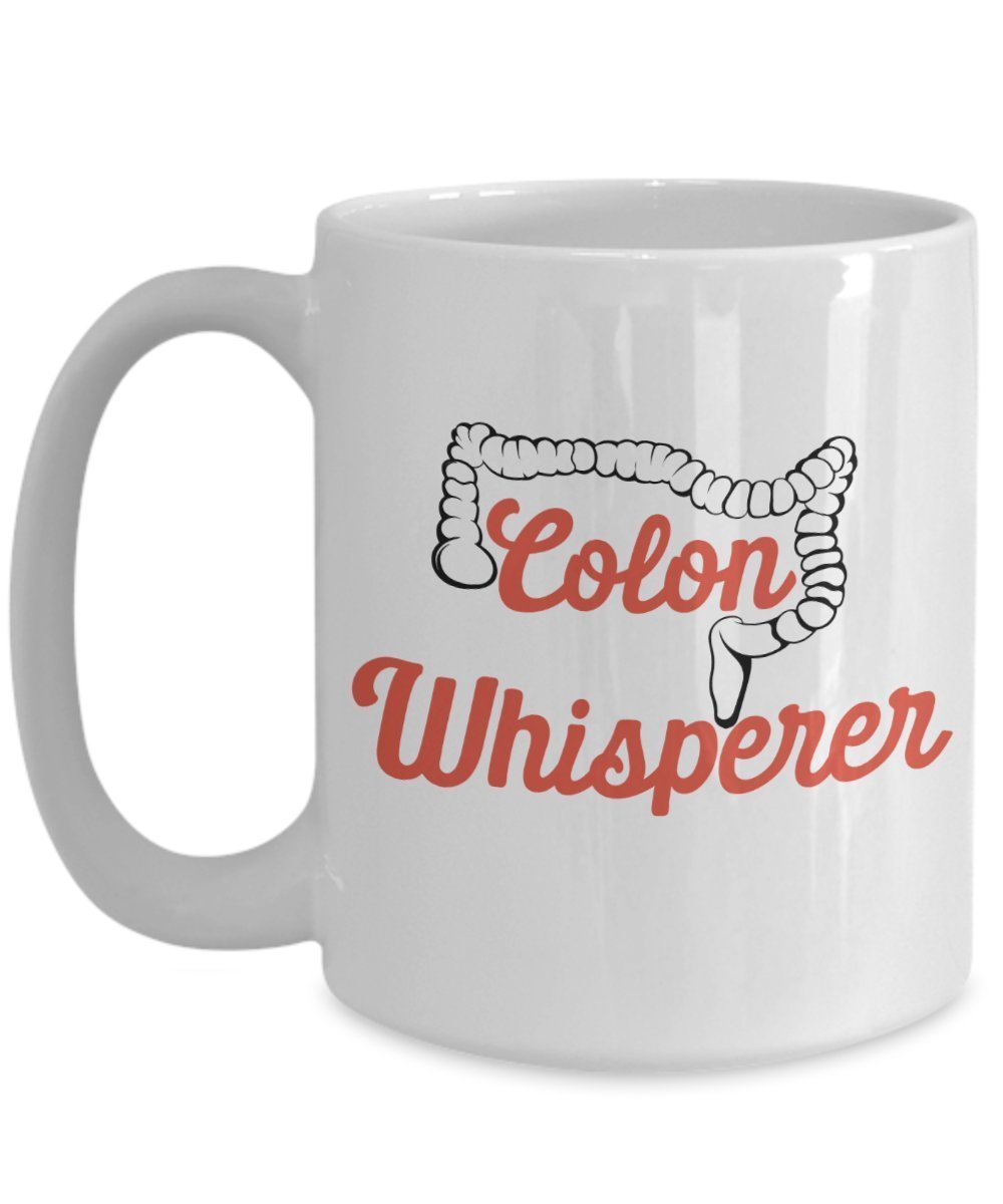 Colon Whisperer Tasse – Lustige Teetasse für heiße Kakao – Neuheit Geburtstag Weihnachten Gag Geschenk Idee