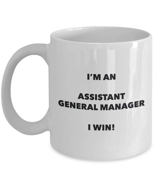 Assistant General Manager Mug – Je suis un Assistant General Manager I Win. – Funny Tasse à café – Fantaisie anniversaire Idée de Gag cadeaux de Noël 11oz blanc