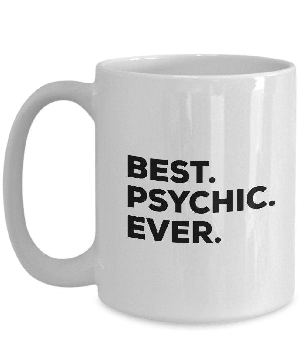 Psychic Gifts - Psychic Mug - Best Psychic Ever Coffee Cup - Funny - For A Gift Novelty Idea - Add To Gift Bag Basket Box Set - Birthday or Christmas