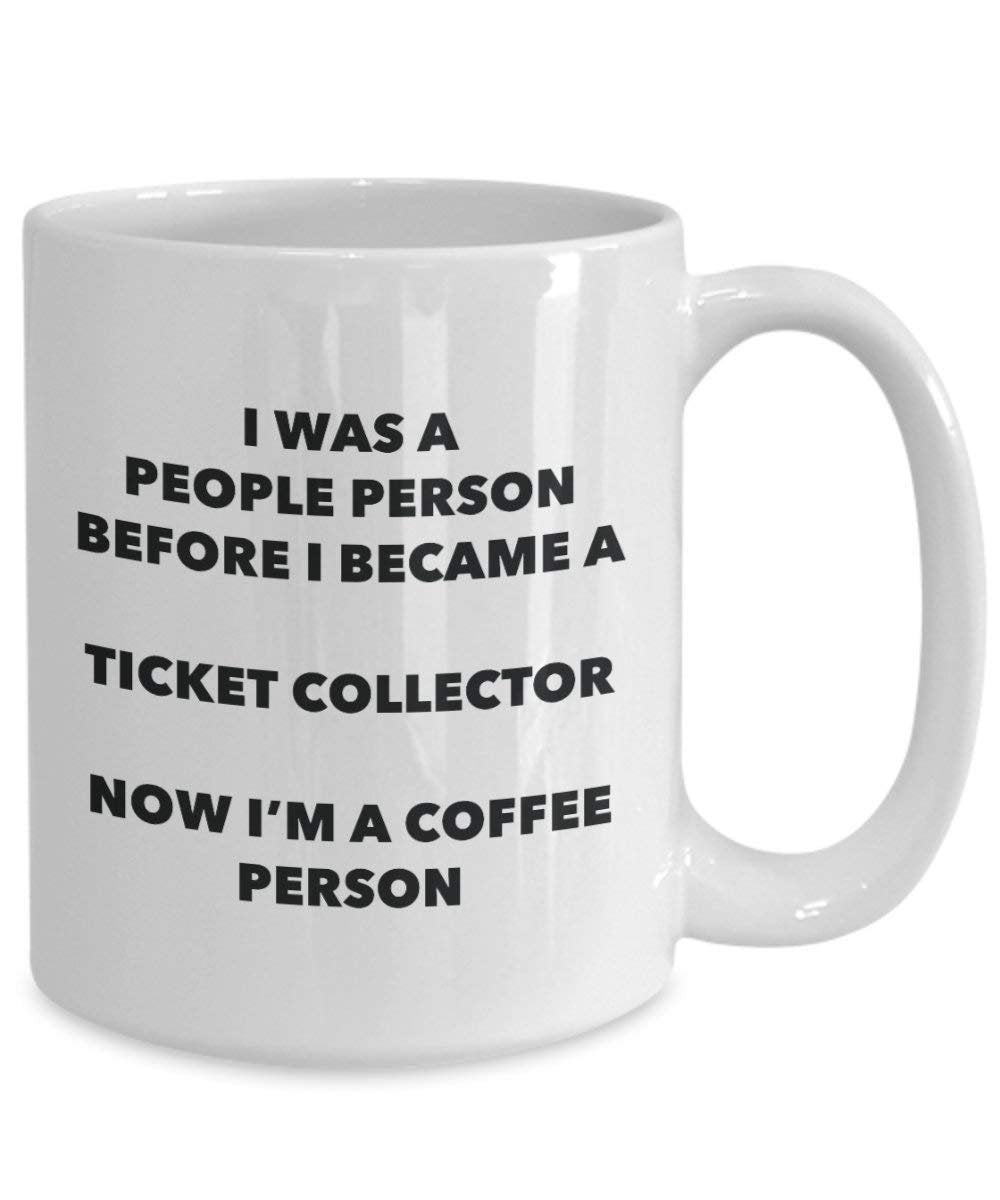 Ticket Collector Coffee Person Mug - Funny Tea Cocoa Cup - Birthday Christmas Coffee Lover Cute Gag Gifts Idea