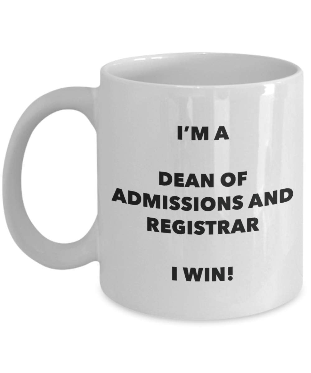 I' m A Dean di Ricoveri e Registrar tazza i Win. – Funny Coffee Cup – novelty Birthday Christmas GAG regalo idea 15oz Infradito colorati estivi, con finte perline
