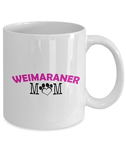 Funny Weimaraner Couple Mug – Weimaraner Dad – Weimaraner Mom – Weimaraner Lover Gifts - Unique Ceramic Gifts Idea (Mom)