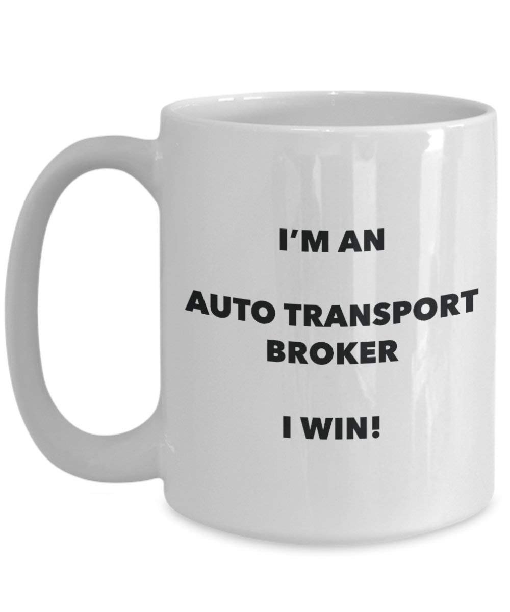 Auto Transport Broker Tasse – Ich bin ein Auto Transport Broker I Win. – Funny Kaffeetasse – Neuheit Geburtstag Weihnachten Gag Geschenke Idee