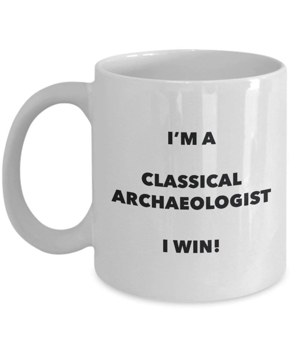 Archäologe Tasse – Ich bin ein Archäologe I Win. – Funny Kaffeetasse – Neuheit Geburtstag Weihnachten Gag Geschenke Idee