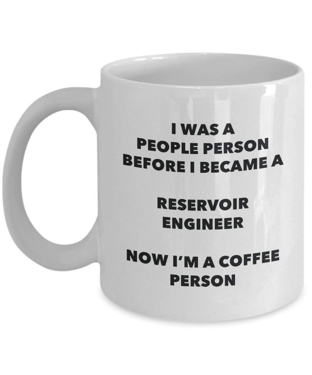 Réservoir ingénieur Café personne Mug – Funny Tasse à thé de cacao – Anniversaire de Noël amateur de café mignon Gag Gifts Idée 11oz blanc
