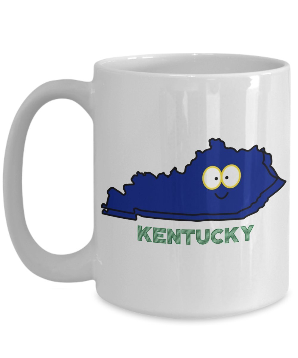 Kentucky Reisebecher – Lustige Teetasse für heiße Kakao-Kaffeetasse – Neuheit Geburtstag Weihnachten Jahrestag Gag Geschenkidee