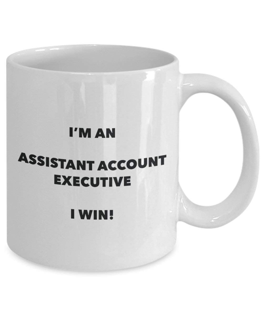 Assistant Compte Executive Mug – Je suis un Assistant Compte Executive I Win. – Funny Tasse à café – Anniversaire Idée de Gag cadeaux de Noël 11oz blanc