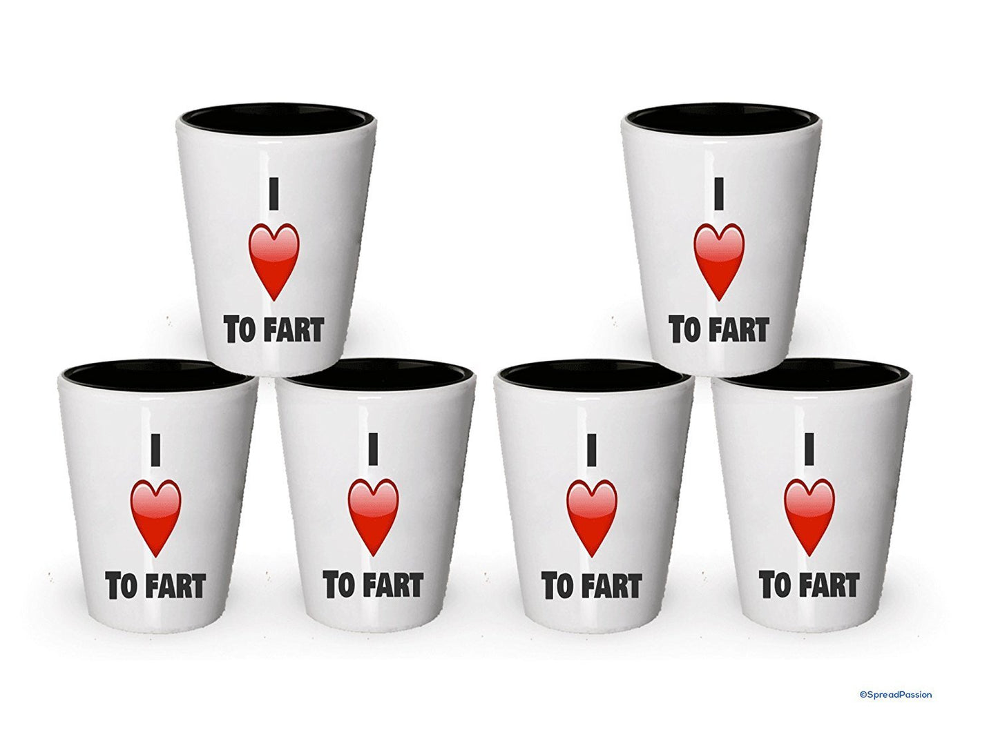 I Love To Fart Shot Glass - Funny Gifts - Men Humor (2)