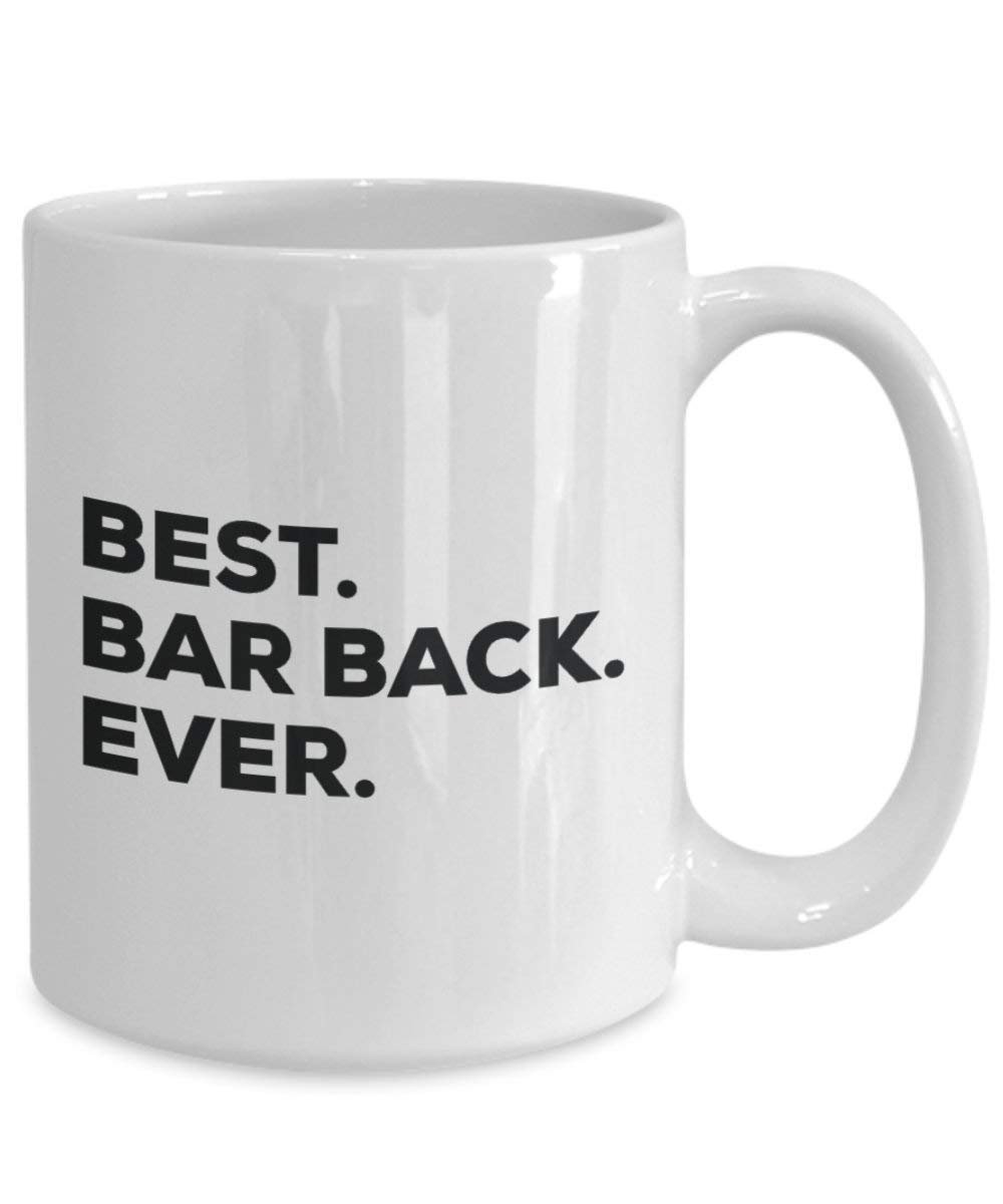 Best Bar Back Ever Mug - Funny Coffee Cup -Thank You Appreciation For Christmas Birthday Holiday Unique Gift Ideas