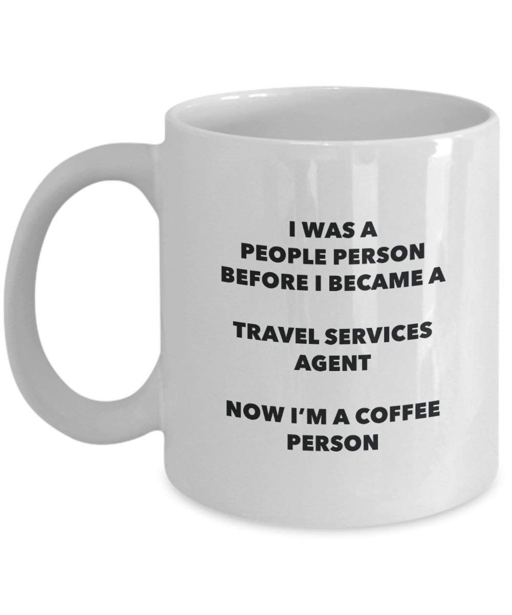 viaggio servizi agente cacao persona – Tazza da tè caffè tazza – Birthday Christmas Coffee Lover cute GAG regalo idea 11oz Infradito colorati estivi, con finte perline