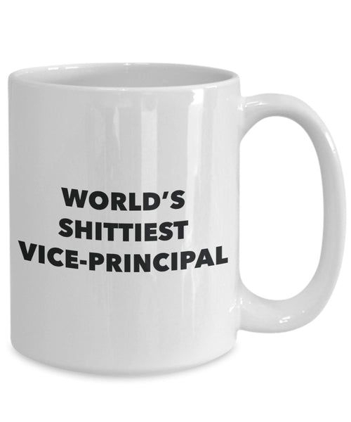 Vice-principal Coffee Mug - World's Shittiest Vice-principal - Gifts for Vice-principal - Funny Novelty Birthday Present Idea