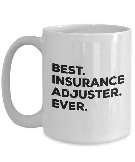 Best Versicherungen Einstellknopf Ever Tasse – Funny Coffee Cup – Thank You Anerkennung für Weihnachten Geburtstag Urlaub Einzigartiges Geschenk Ideen