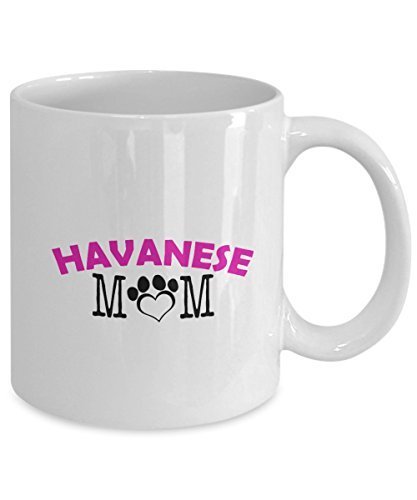 Funny Havanese Couple Mug – Havanese Dad – Havanese Mom – Havanese Lover Gifts - Unique Ceramic Gifts Idea (Mom)